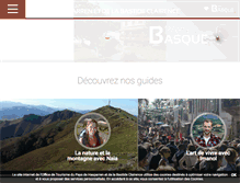 Tablet Screenshot of hasparren-tourisme.fr